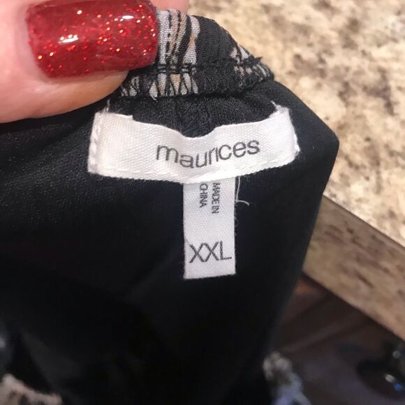 Paisley Off The Shoulder Peplum Top Plus Size - Picture 11 of 13